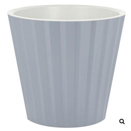 Горшок для цветов InGreen Sand  D230мм, 5,8л c дренажной вставкой утренний туман